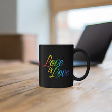 Load image into Gallery viewer, Love Black mug 11oz