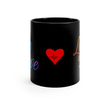 Load image into Gallery viewer, Love Black mug 11oz