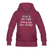 Load image into Gallery viewer, Women’s Premium Hoodie - burgundy