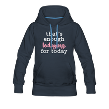 Load image into Gallery viewer, Women’s Premium Hoodie - navy