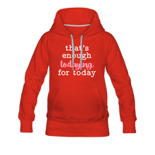 Load image into Gallery viewer, Women’s Premium Hoodie - red