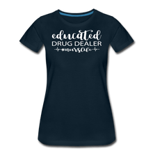 Load image into Gallery viewer, Educated Drug Dealer Premium T-Shirt - deep navy
