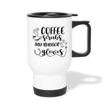 Load image into Gallery viewer, Coffee Scrubs & Rubber Gloves Mug - white