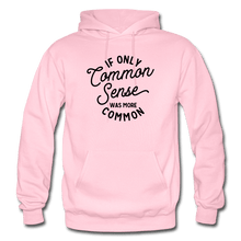 Load image into Gallery viewer, Common Sense Heavy Blend Adult Hoodie (Larger sizes available) - light pink