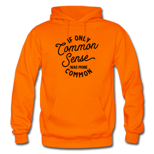 Load image into Gallery viewer, Common Sense Heavy Blend Adult Hoodie (Larger sizes available) - orange