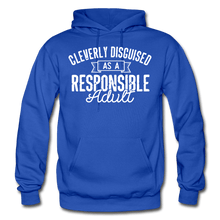 Load image into Gallery viewer, Responsible Heavy Blend Men's Hoodie - royal blue