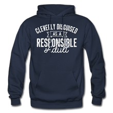 Load image into Gallery viewer, Responsible Heavy Blend Men's Hoodie - navy