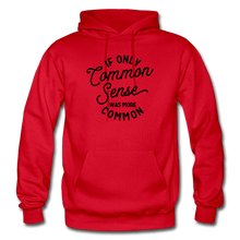 Load image into Gallery viewer, Common Sense Heavy Blend Men's Hoodie - red