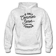Load image into Gallery viewer, Common Sense Heavy Blend Men's Hoodie - light heather gray