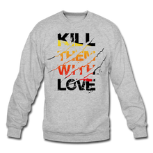 Load image into Gallery viewer, With Love Men's Crewneck Sweatshirt - heather gray
