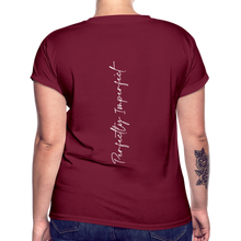 Load image into Gallery viewer, Women's Relaxed Fit T-Shirt - burgundy