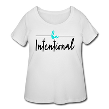 Load image into Gallery viewer, Intentional Women’s Curvy T-Shirt - white