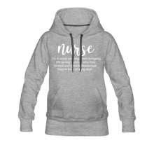 Load image into Gallery viewer, Nurse Description Premium Hoodie - heather gray