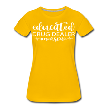 Load image into Gallery viewer, Educated Drug Dealer Premium T-Shirt - sun yellow