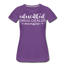 Load image into Gallery viewer, Educated Drug Dealer Premium T-Shirt - purple