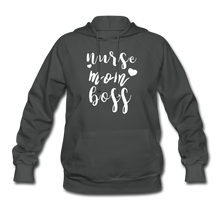 Load image into Gallery viewer, Nurse/Mom/Boss Hoodie - asphalt