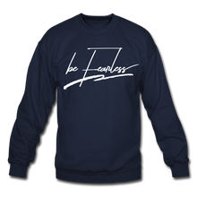 Load image into Gallery viewer, Be Fearless Crewneck Sweatshirt - navy