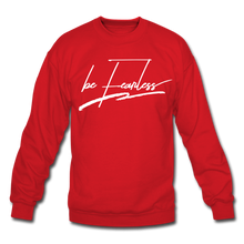 Load image into Gallery viewer, Be Fearless Crewneck Sweatshirt - red