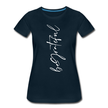 Load image into Gallery viewer, Be Grateful Women’s Premium T-Shirt - deep navy