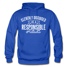 Load image into Gallery viewer, Responsible Heavy Blend Adult Hoodie (Larger sizes available) - royal blue