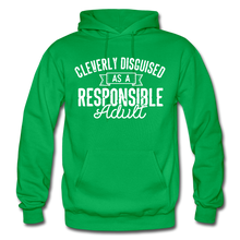 Load image into Gallery viewer, Responsible Heavy Blend Adult Hoodie (Larger sizes available) - kelly green