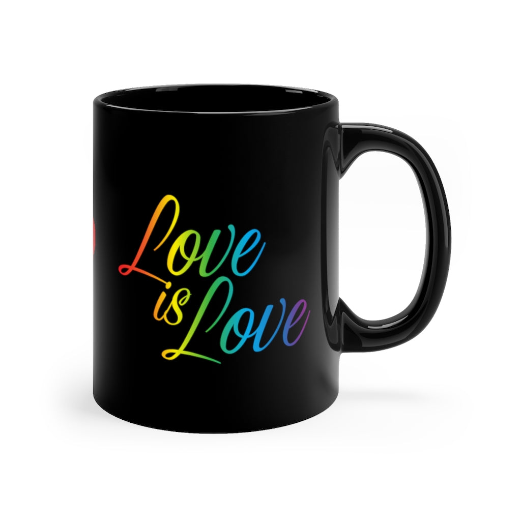 Love Black mug 11oz