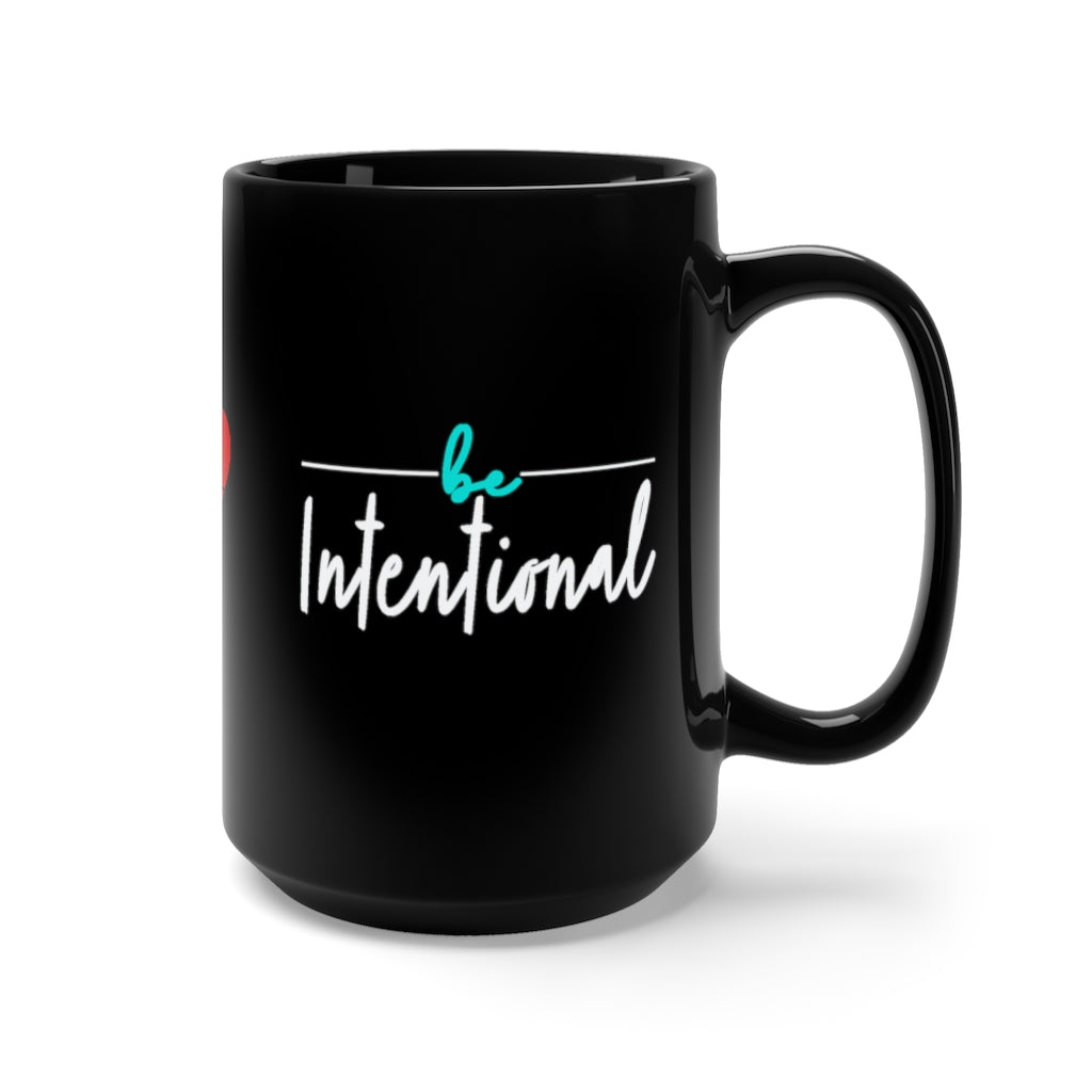 Intentional Black Mug 15oz