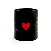 Load image into Gallery viewer, Love Black mug 11oz
