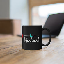 Load image into Gallery viewer, Intentional 11oz Black Mug 2
