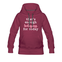 Load image into Gallery viewer, Women’s Premium Hoodie - burgundy
