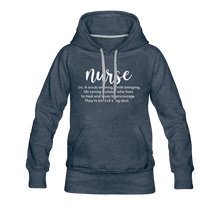 Load image into Gallery viewer, Nurse Description Premium Hoodie - heather denim
