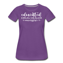 Load image into Gallery viewer, Educated Drug Dealer Premium T-Shirt - purple

