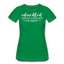 Load image into Gallery viewer, Educated Drug Dealer Premium T-Shirt - kelly green
