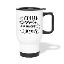 Load image into Gallery viewer, Coffee Scrubs &amp; Rubber Gloves Mug - white
