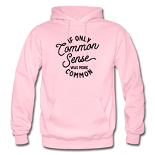 Load image into Gallery viewer, Common Sense Heavy Blend Adult Hoodie (Larger sizes available) - light pink
