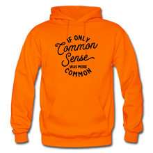 Load image into Gallery viewer, Common Sense Heavy Blend Adult Hoodie (Larger sizes available) - orange
