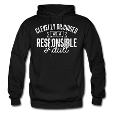 Load image into Gallery viewer, Responsible Heavy Blend Men&#39;s Hoodie - black
