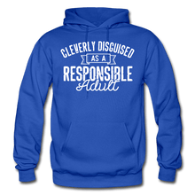 Load image into Gallery viewer, Responsible Heavy Blend Men&#39;s Hoodie - royal blue
