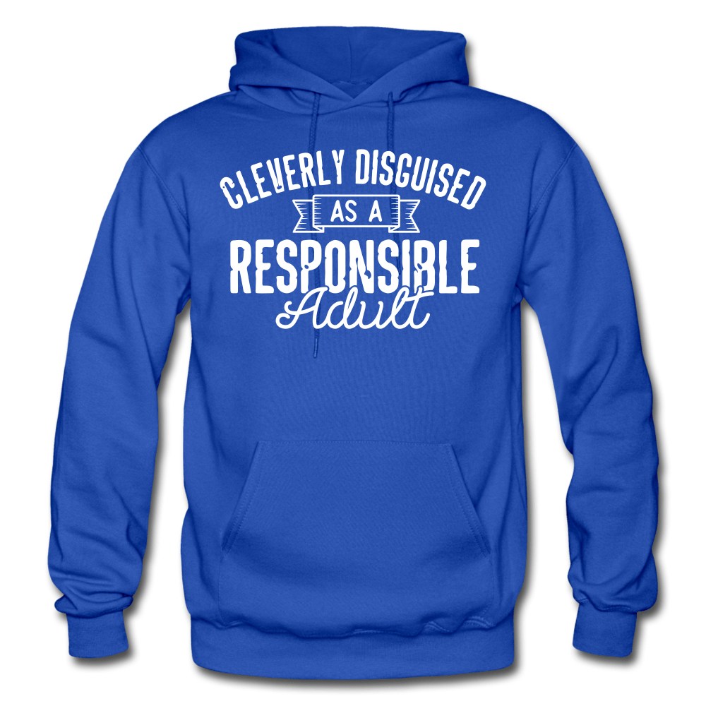 Responsible Heavy Blend Men's Hoodie - royal blue