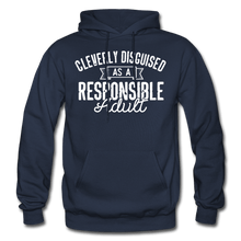 Load image into Gallery viewer, Responsible Heavy Blend Men&#39;s Hoodie - navy
