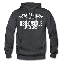 Load image into Gallery viewer, Responsible Heavy Blend Men&#39;s Hoodie - charcoal gray
