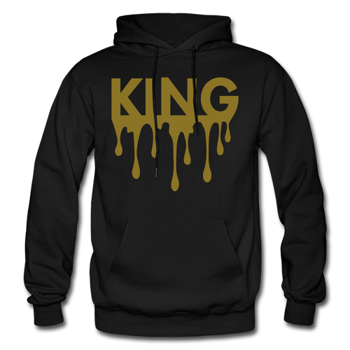 King Heavy Blend Men's Hoodie - black