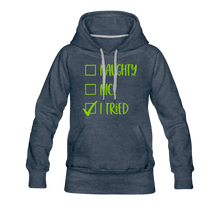 Load image into Gallery viewer, Naughty Nice Tried Hoodie - heather denim
