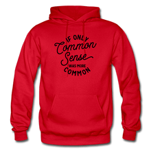 Load image into Gallery viewer, Common Sense Heavy Blend Men&#39;s Hoodie - red
