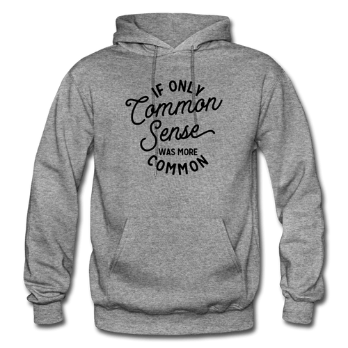 Common Sense Heavy Blend Men's Hoodie - graphite heather