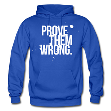 Load image into Gallery viewer, Prove Them Wrong Gildan Heavy Blend Adult Hoodie - royal blue
