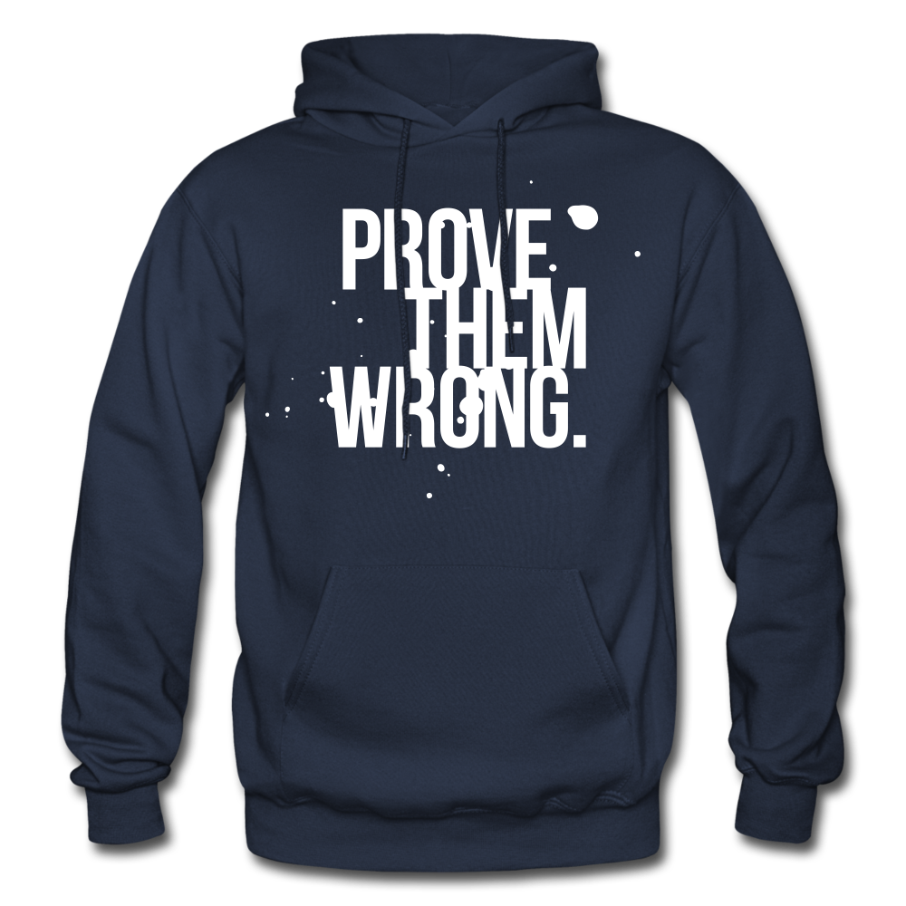 Prove Them Wrong Gildan Heavy Blend Adult Hoodie - navy