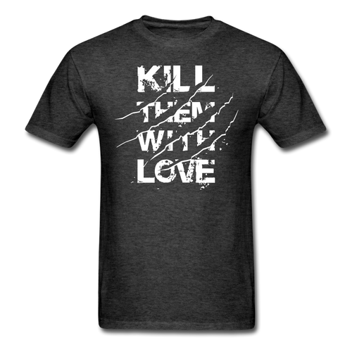 With Love Unisex Classic T-Shirt - heather black