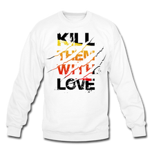 Load image into Gallery viewer, With Love Men&#39;s Crewneck Sweatshirt - white
