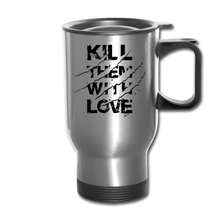 Load image into Gallery viewer, With Love Travel Mug - silver
